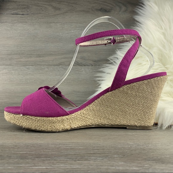 Montego Bay Club Canvas Upper Wedges Size 12 - Picture 3 of 8